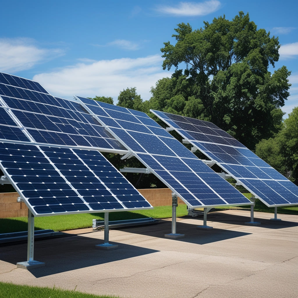 estructuras elevadas para placas solares