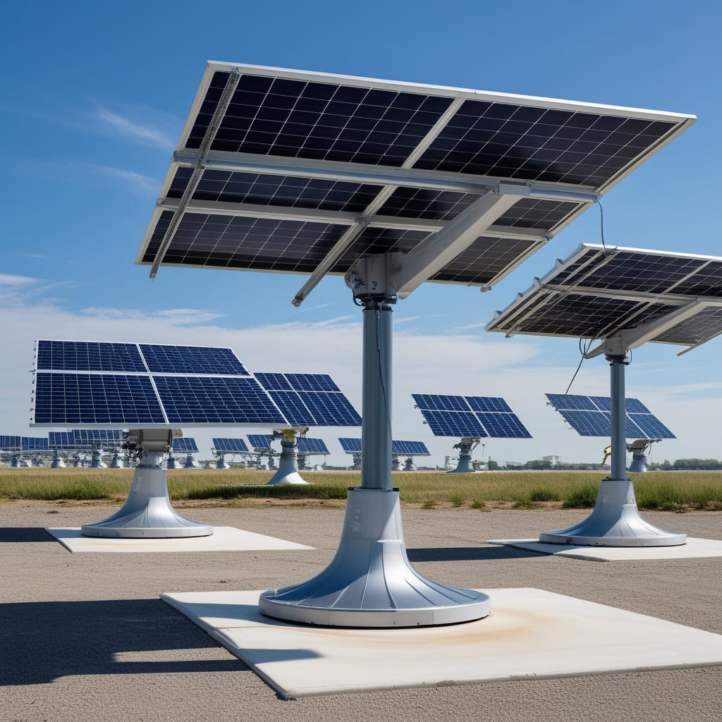 estructuras solares giratorias