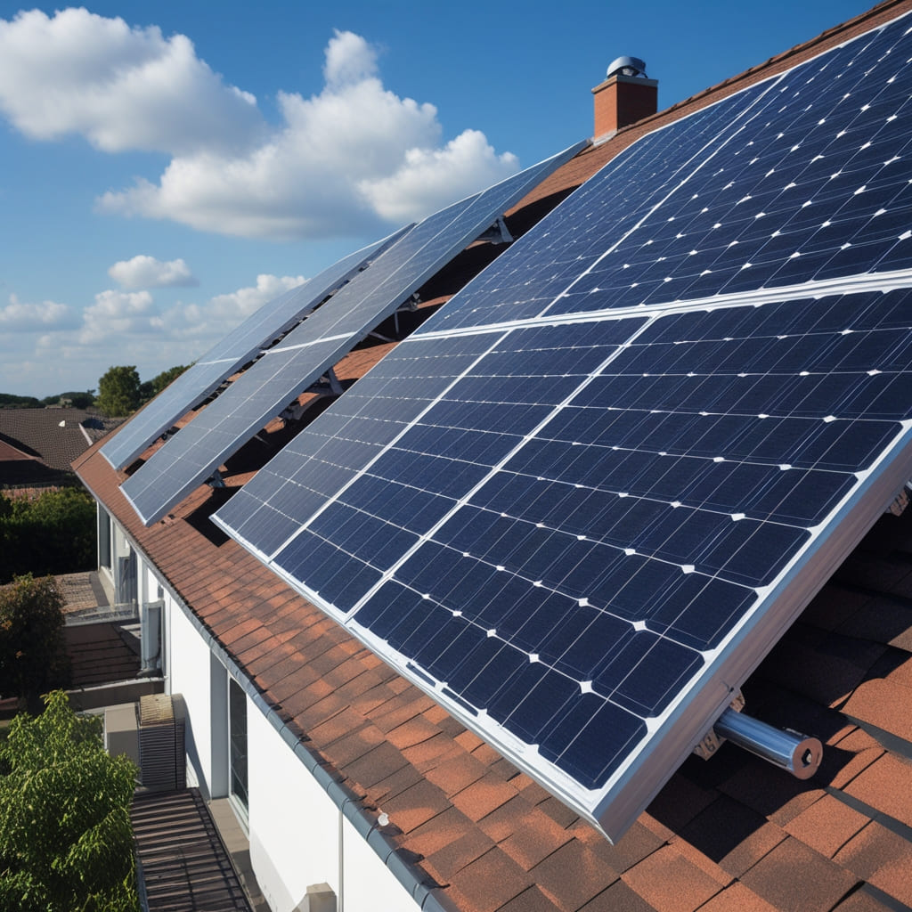 estructuras solares inclinadas para tejados